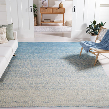 Safavieh Natural Fiber Nfb263M Natural/Light Blue Rug.