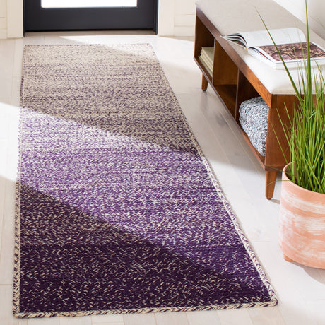 Safavieh Natural Fiber Nfb263V Natural/Purple Rug.