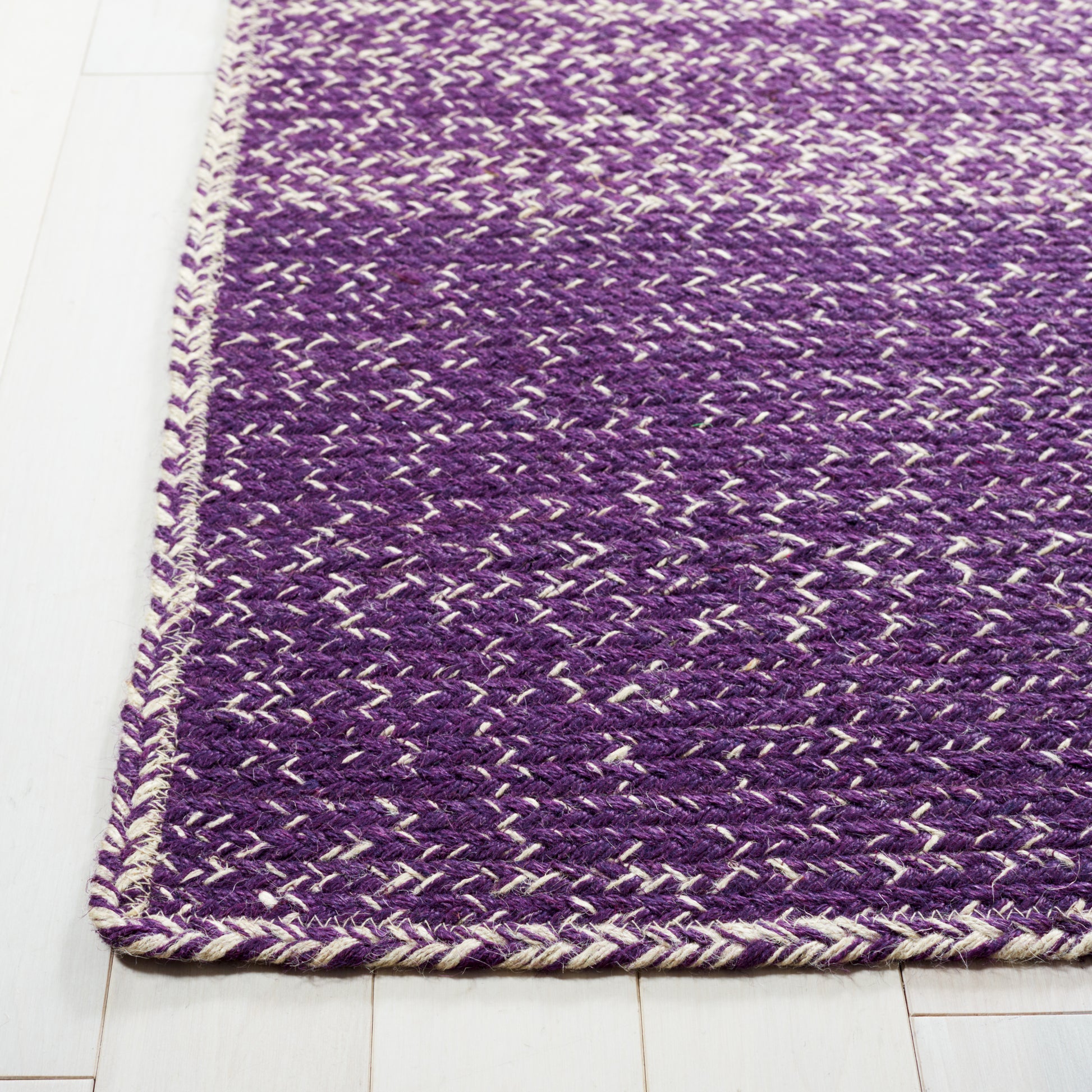 Safavieh Natural Fiber Nfb263V Natural/Purple Area Rug