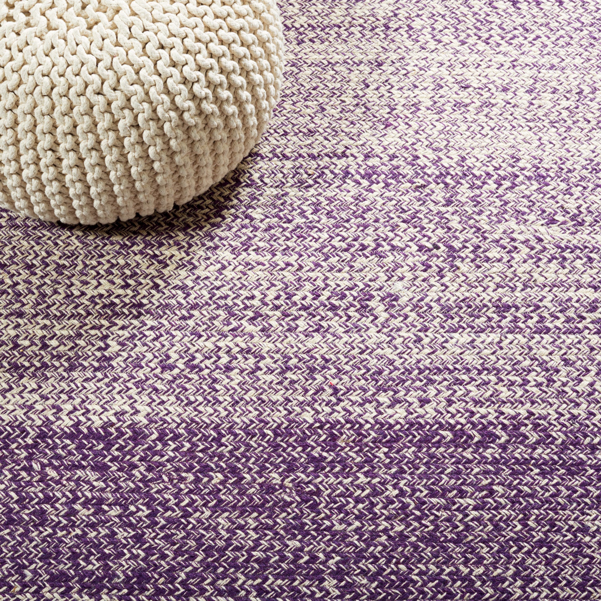 Safavieh Natural Fiber Nfb263V Natural/Purple Area Rug