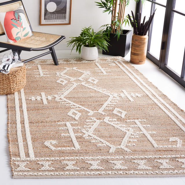 Safavieh Natural Fiber Nfb377A Natural/Ivory Rug.