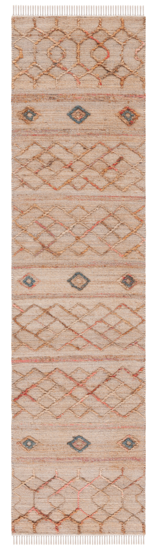 Safavieh Natural Fiber Nfb402A Natural/Rust Rug.