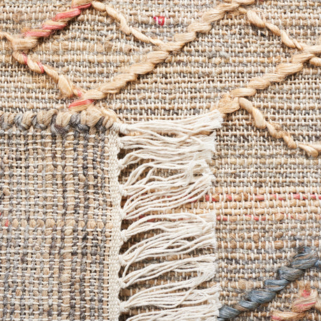 Safavieh Natural Fiber Nfb402A Natural/Rust Rug.