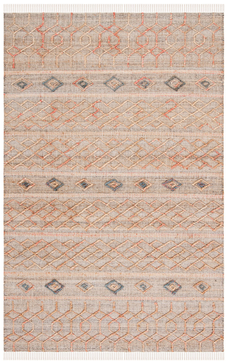 Safavieh Natural Fiber Nfb402A Natural/Rust Rug.