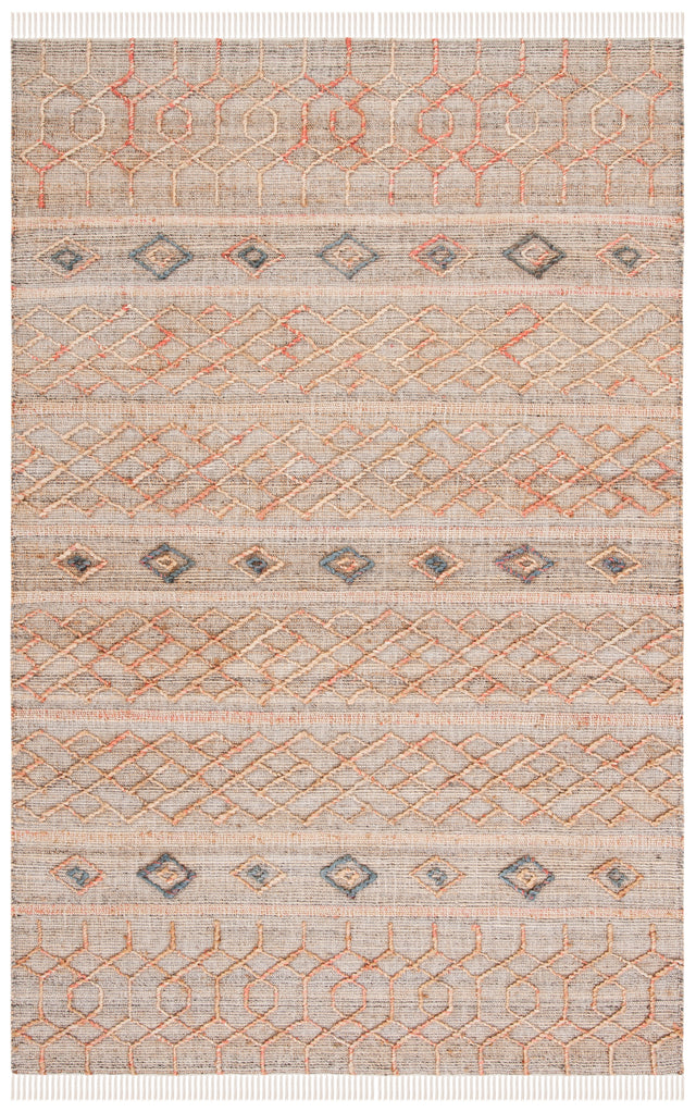 Safavieh Natural Fiber Nfb402A Natural/Rust Rug.