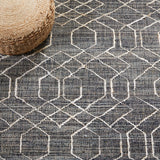 Safavieh Natural Fiber Nfb406Z Black/Ivory Rug.