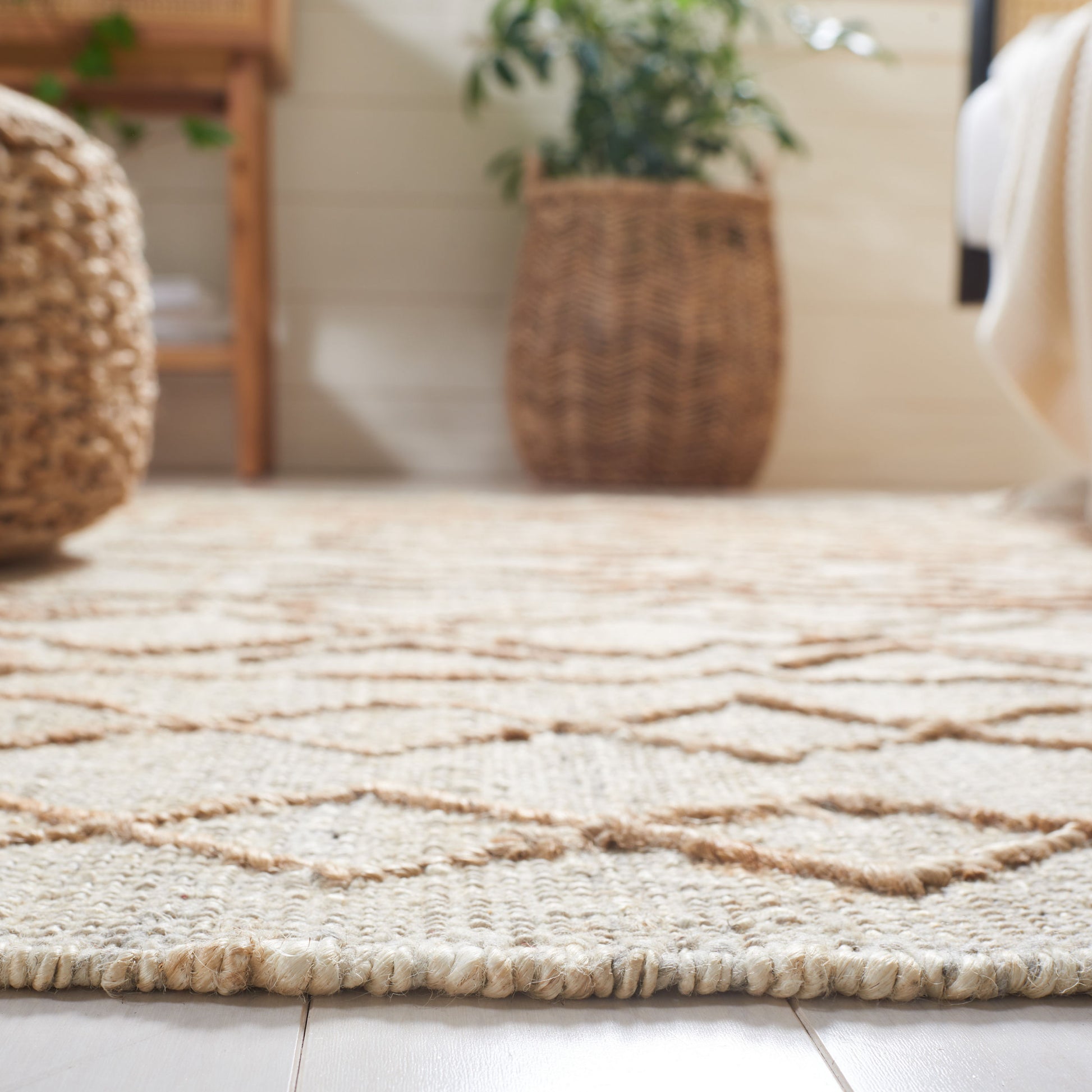 Safavieh Natural Fiber Nfb409A Natural/Beige Area Rug