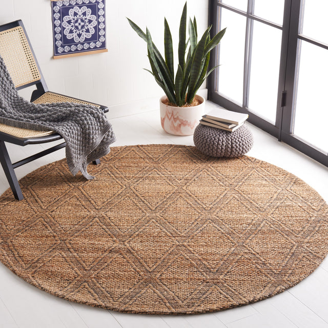 Safavieh Natural Fiber Nfb552A Natural/Black Rug.