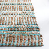 Safavieh Natural Fiber Nfb651K Teal/Natural Rug.