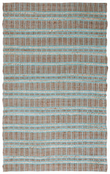 Safavieh Natural Fiber Nfb651K Teal/Natural Rug.