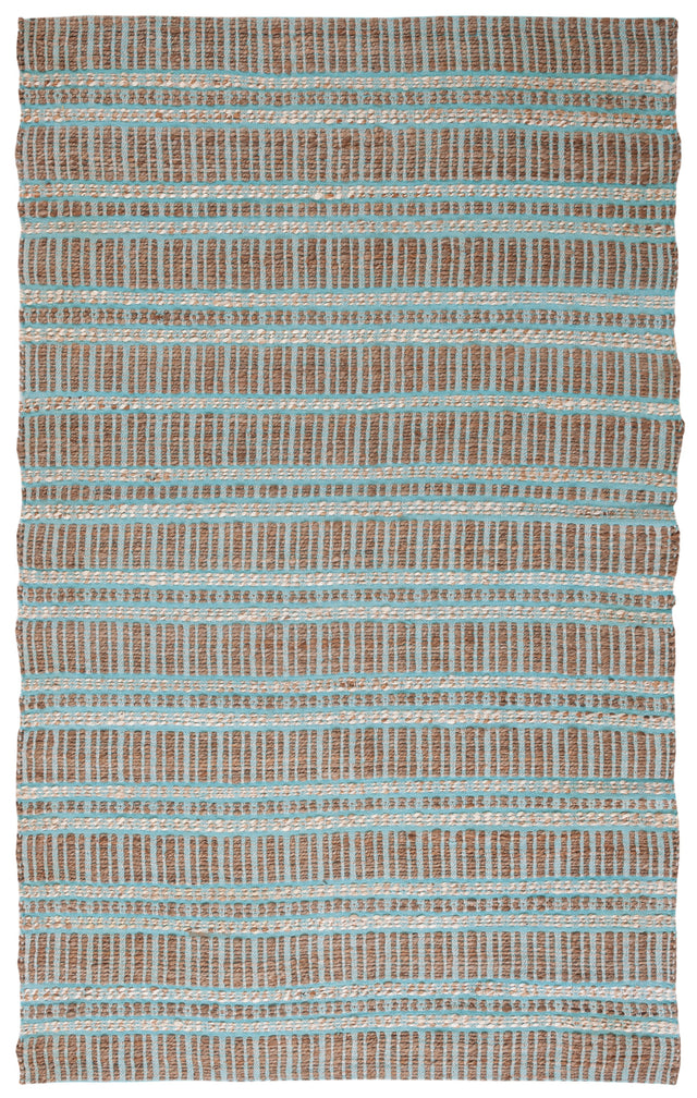 Safavieh Natural Fiber Nfb651K Teal/Natural Rug.