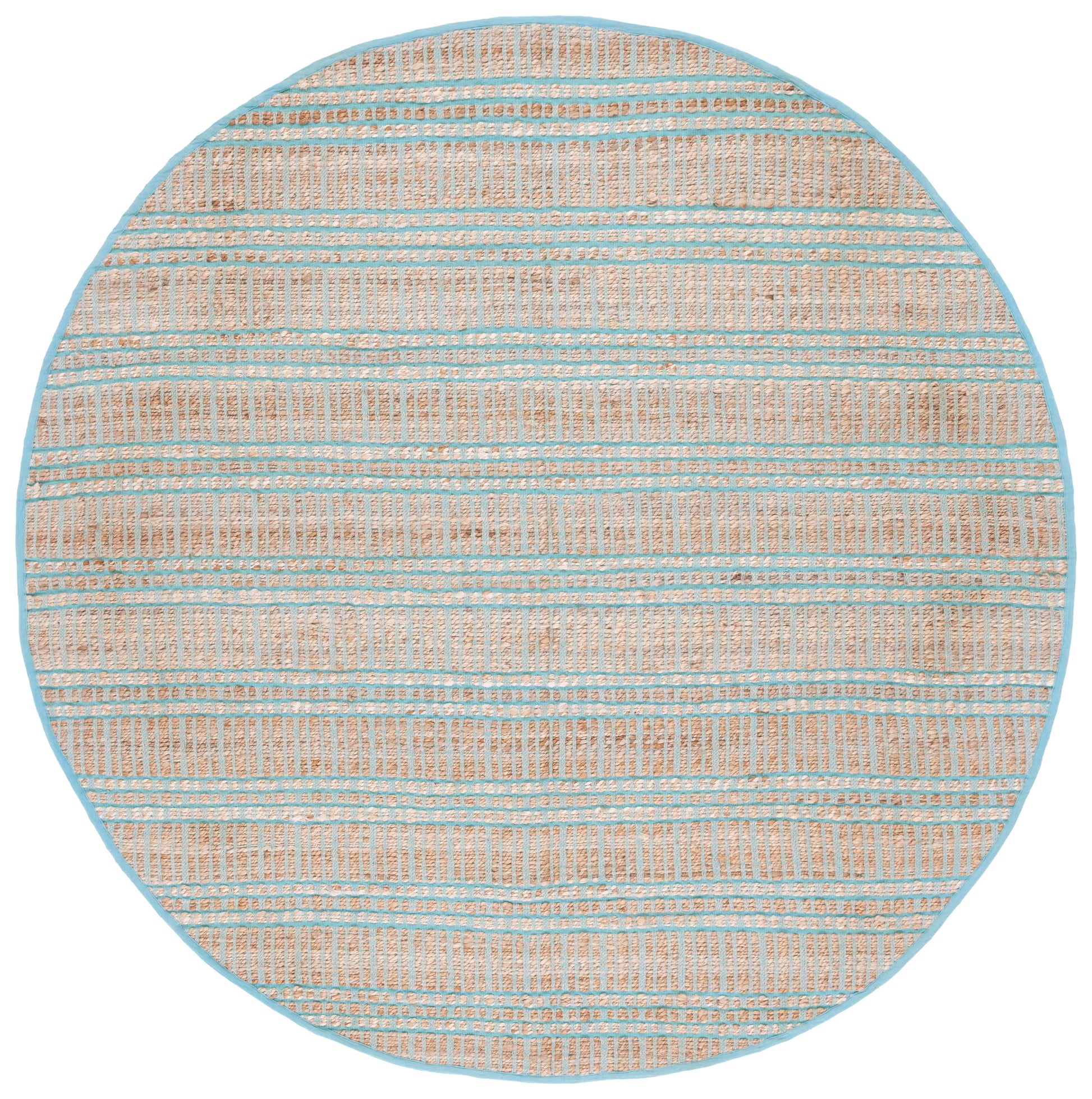 Safavieh Natural Fiber Nfb651K Teal/Natural Area Rug