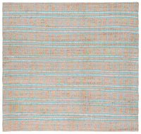 Safavieh Natural Fiber Nfb651K Teal/Natural Area Rug