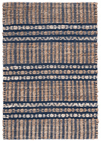 Safavieh Natural Fiber Nfb651N Navy/Natural Area Rug