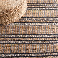 Safavieh Natural Fiber Nfb651N Navy/Natural Area Rug