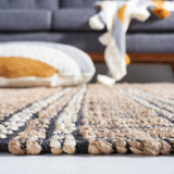 Safavieh Natural Fiber Nfb651Z Black/Natural Rug.