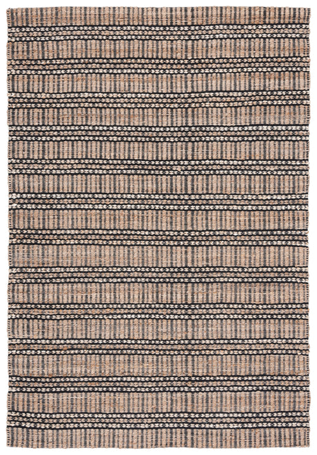Safavieh Natural Fiber Nfb651Z Black/Natural Rug.