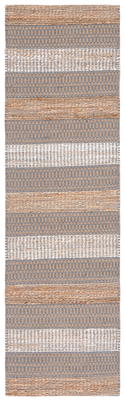 Safavieh Natural Fiber Nfb652F Grey/Natural Area Rug