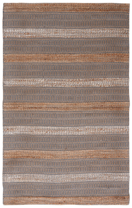 Safavieh Natural Fiber Nfb652F Grey/Natural Rug.