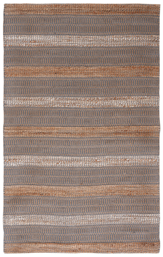 Safavieh Natural Fiber Nfb652F Grey/Natural Area Rug