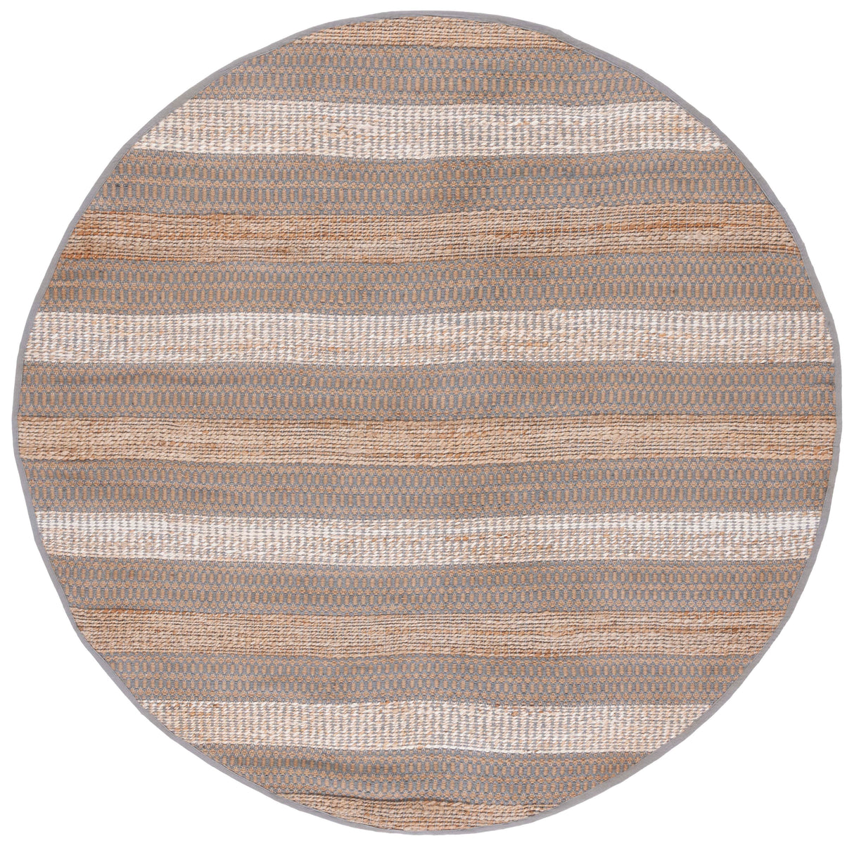 Safavieh Natural Fiber Nfb652F Grey/Natural Rug.