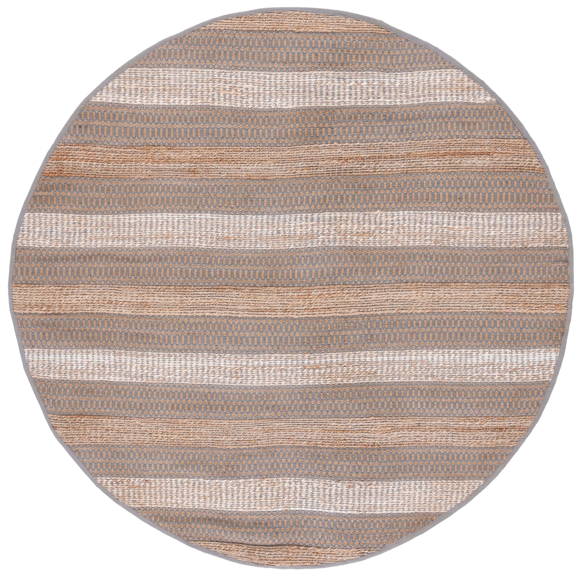 Safavieh Natural Fiber Nfb652F Grey/Natural Area Rug