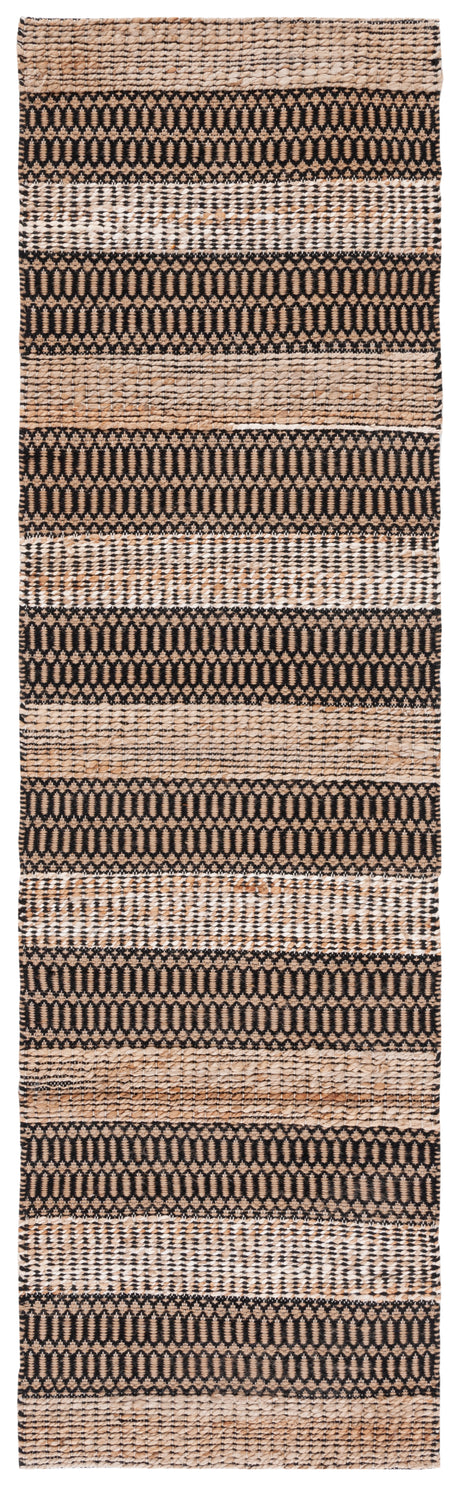 Safavieh Natural Fiber Nfb652Z Black/Natural Rug.