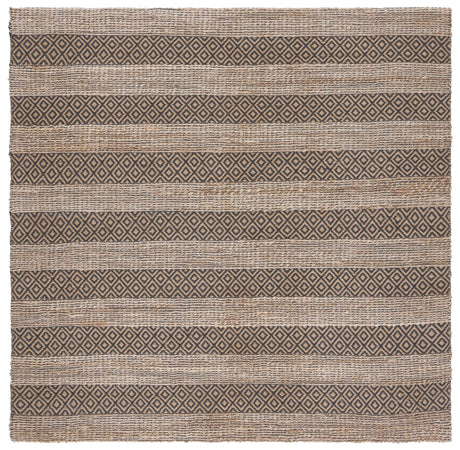 Safavieh Natural Fiber Nfb653H Charcoal/Natural Rug.