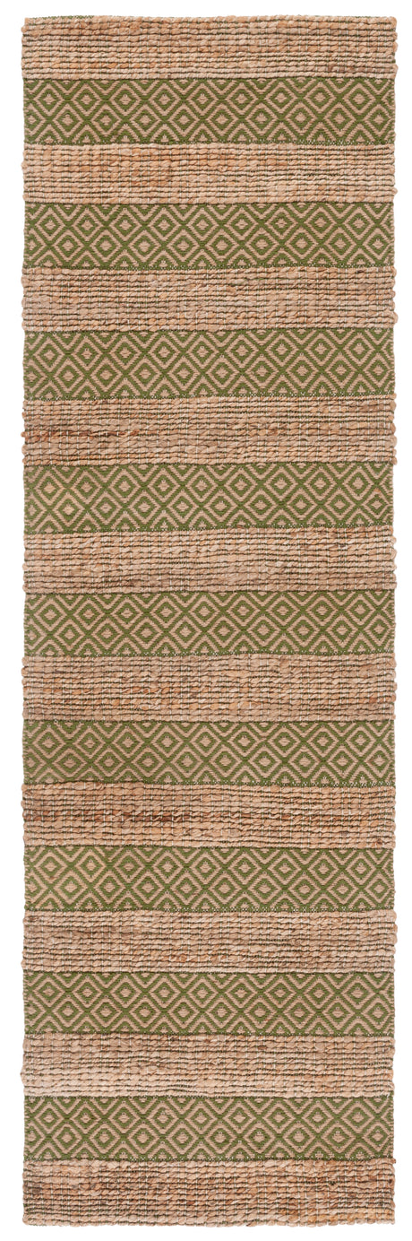 Safavieh Natural Fiber Nfb653Y Green/Natural Rug.