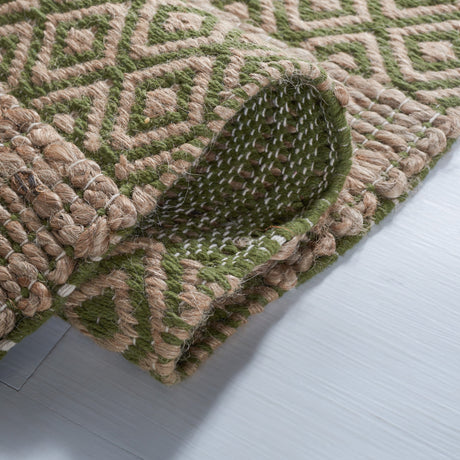 Safavieh Natural Fiber Nfb653Y Green/Natural Rug.