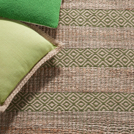Safavieh Natural Fiber Nfb653Y Green/Natural Rug.