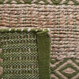 Safavieh Natural Fiber Nfb653Y Green/Natural Rug.