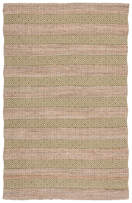 Safavieh Natural Fiber Nfb653Y Green/Natural Rug.