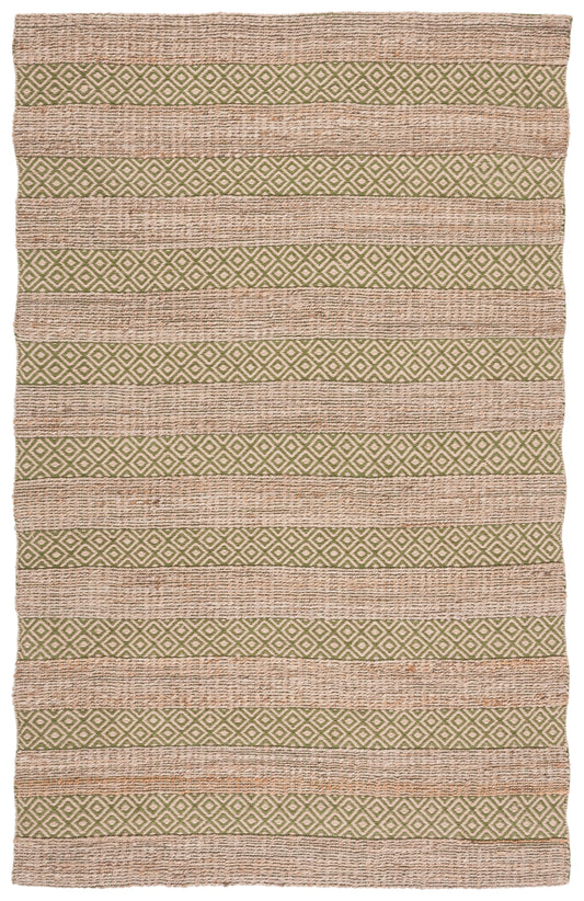 Safavieh Natural Fiber Nfb653Y Green/Natural Area Rug