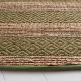 Safavieh Natural Fiber Nfb653Y Green/Natural Rug.