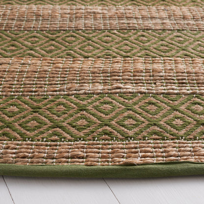 Safavieh Natural Fiber Nfb653Y Green/Natural Area Rug