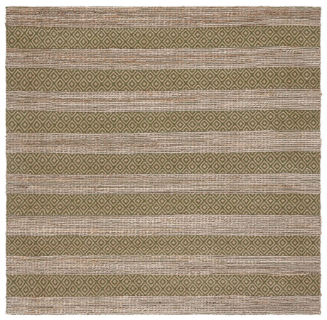 Safavieh Natural Fiber Nfb653Y Green/Natural Rug.
