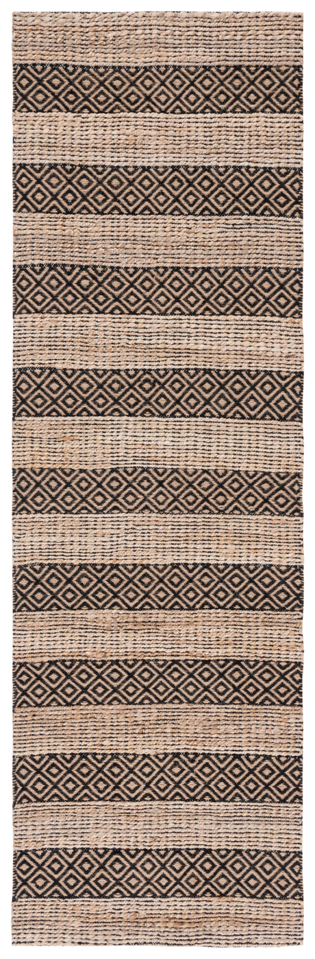 Safavieh Natural Fiber Nfb653Z Black/Natural Rug.