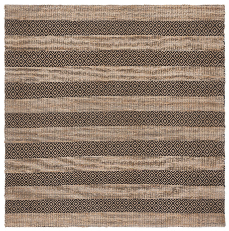 Safavieh Natural Fiber Nfb653Z Black/Natural Rug.