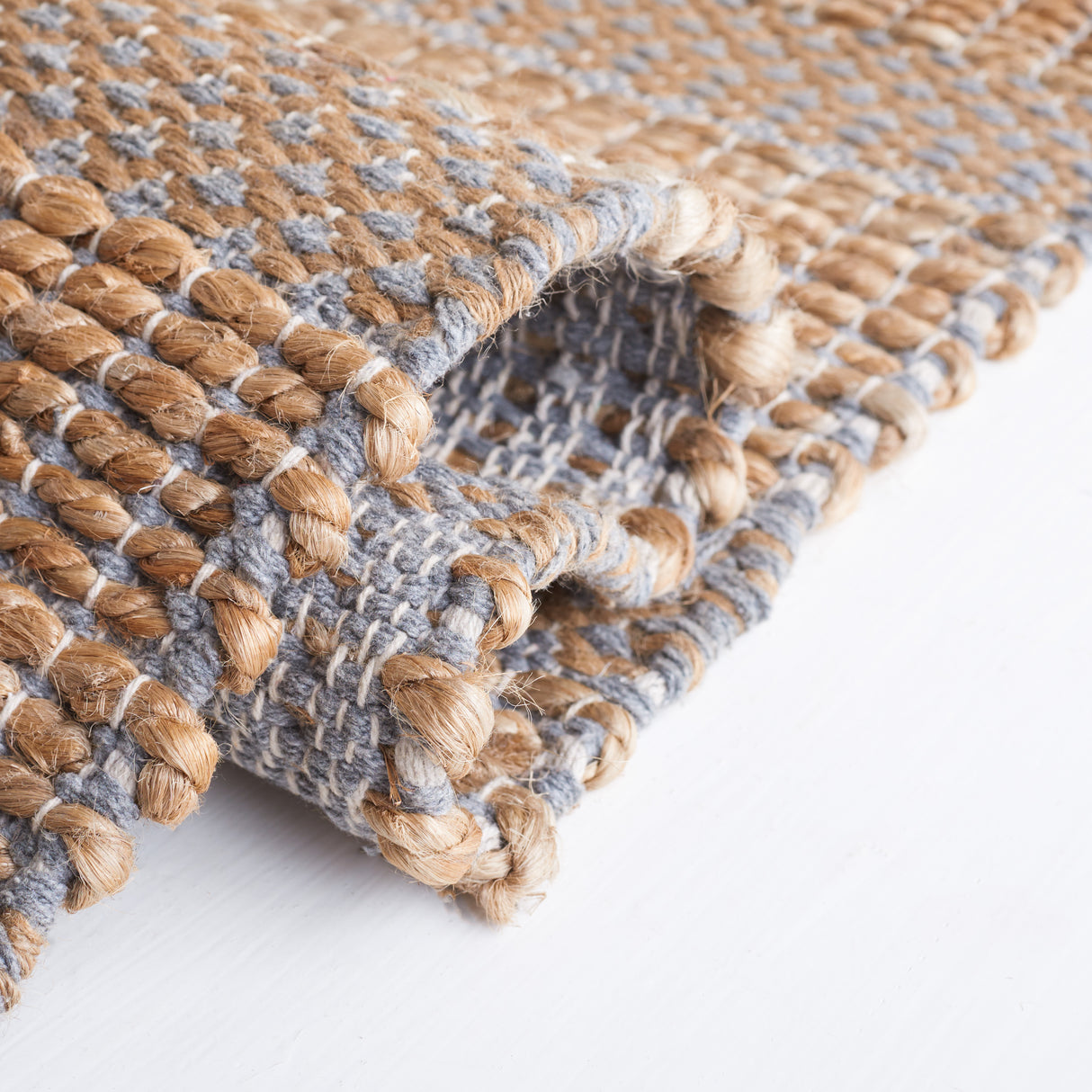 Safavieh Natural Fiber Nfb654F Grey/Natural Rug.