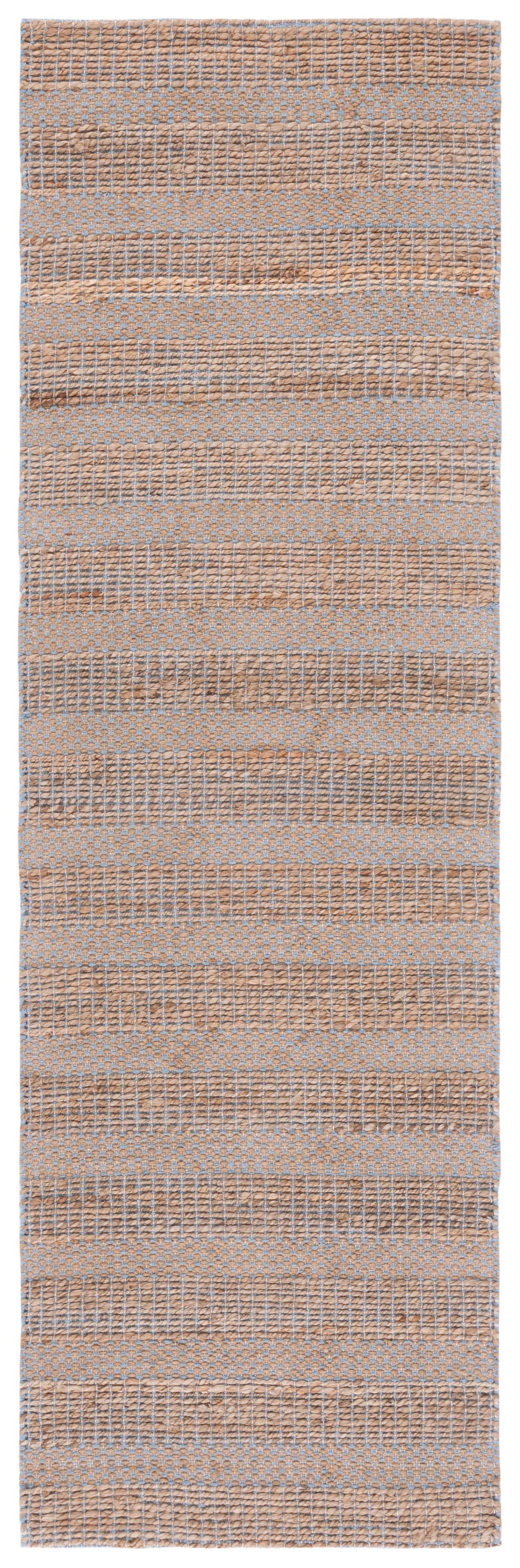 Safavieh Natural Fiber Nfb654M Light Blue/Natural Rug.