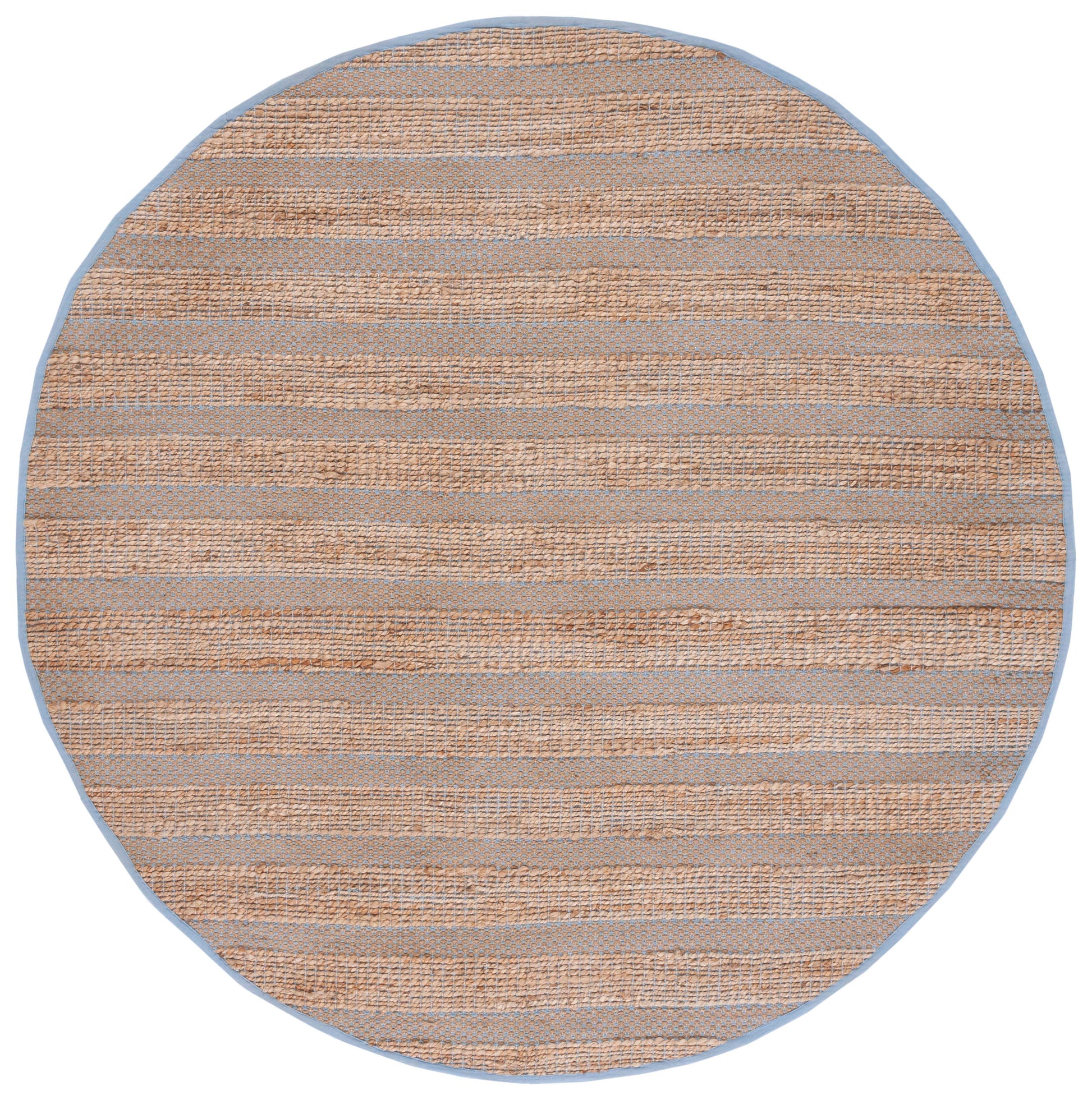 Safavieh Natural Fiber Nfb654M Light Blue/Natural Area Rug