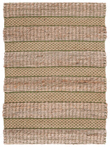 Safavieh Natural Fiber Nfb654Y Green/Natural Rug.