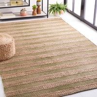 Safavieh Natural Fiber Nfb654Y Green/Natural Area Rug