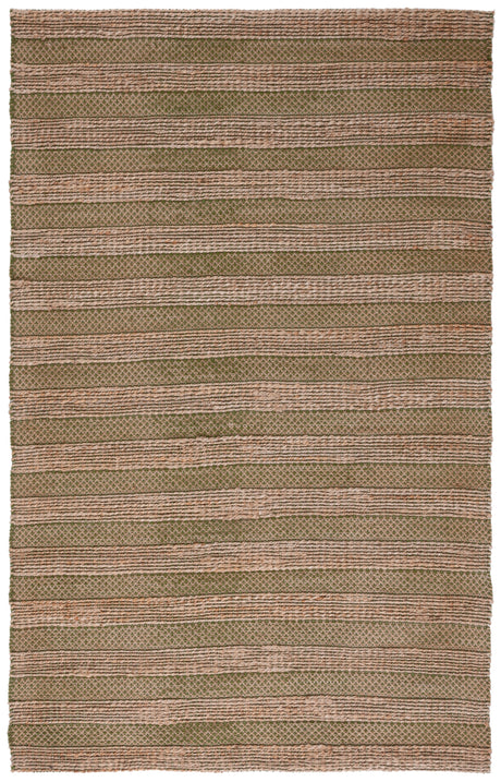 Safavieh Natural Fiber Nfb654Y Green/Natural Rug.