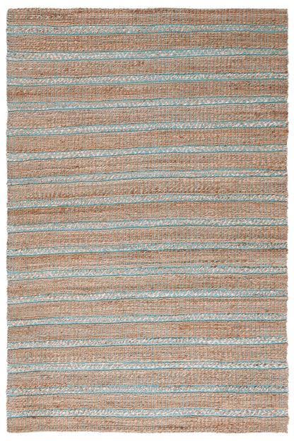 Safavieh Natural Fiber Nfb655K Teal/Natural Area Rug