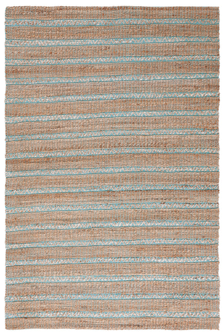 Safavieh Natural Fiber Nfb655K Teal/Natural Rug.