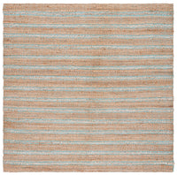 Safavieh Natural Fiber Nfb655K Teal/Natural Area Rug