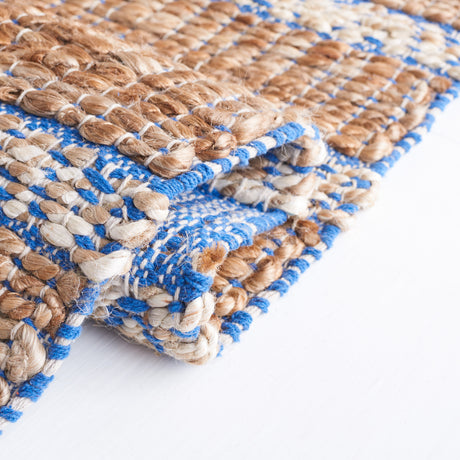 Safavieh Natural Fiber Nfb655M Blue/Natural Rug.