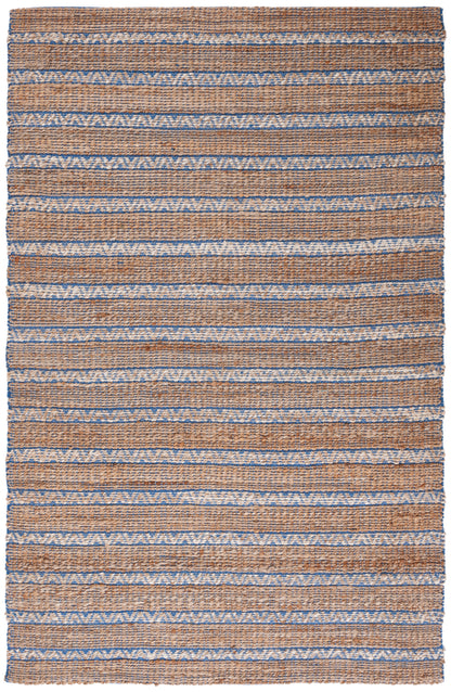 Safavieh Natural Fiber Nfb655M Blue/Natural Area Rug